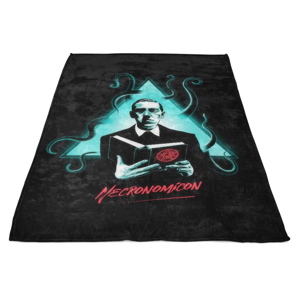 Ultra - Soft Necronomicon Themed 100% Polyester Fleece Blanket