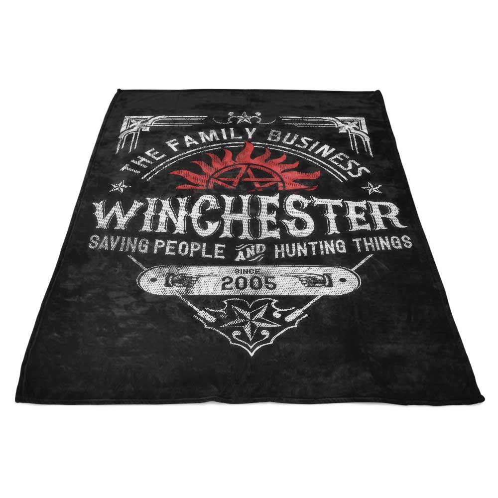 The Family Business - High - Quality Polyester Fleece Blanket for Family Use