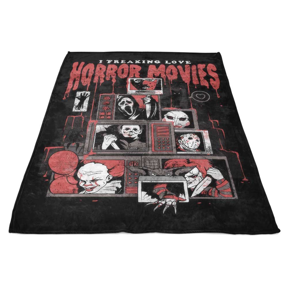 Ultra - Soft Horror Love Polyester Fleece Blanket