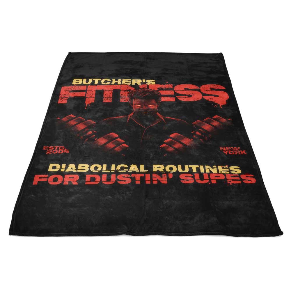 Teesgeex Butcher's Fitness - Super Soft and Plush Fleece Blanket