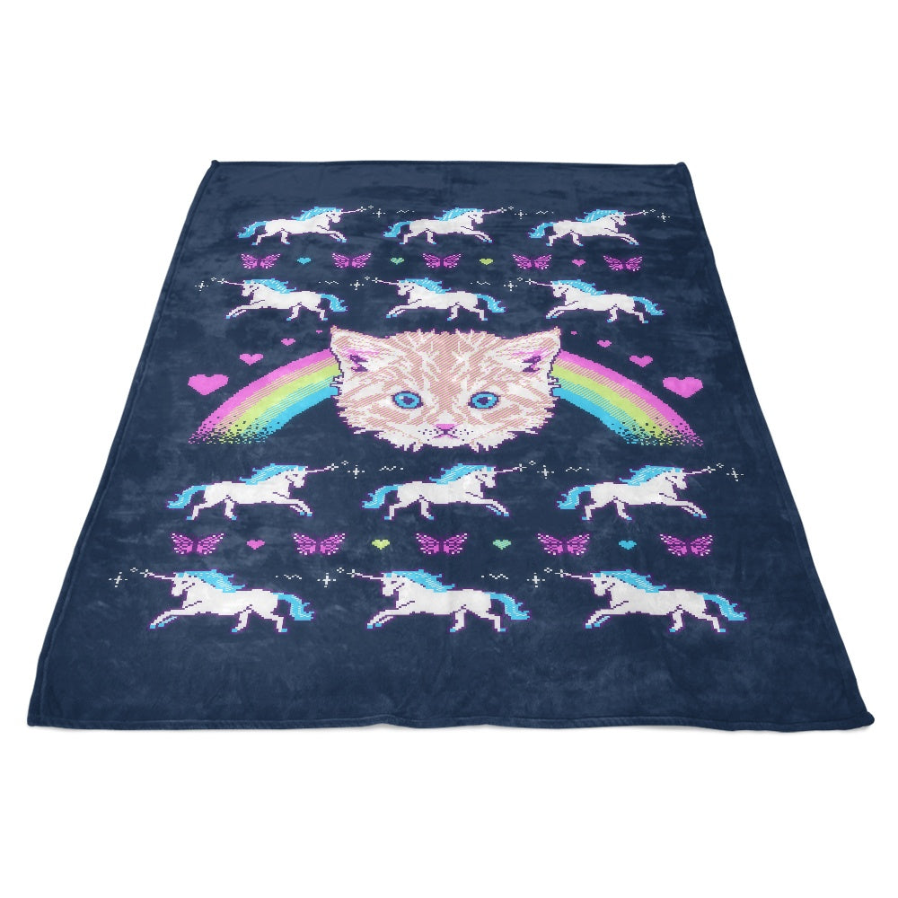 Most Magical Cat - Inspired Sweater - Style Fleece Blanket for Cosy Comfort