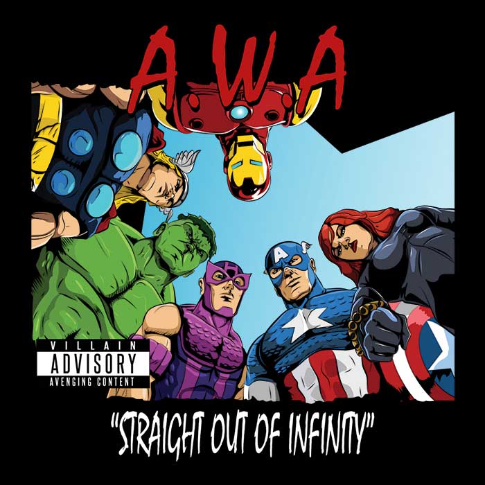 Straight Outta Infinity - High - Quality Polyester Fleece Blanket for Cozy Moments