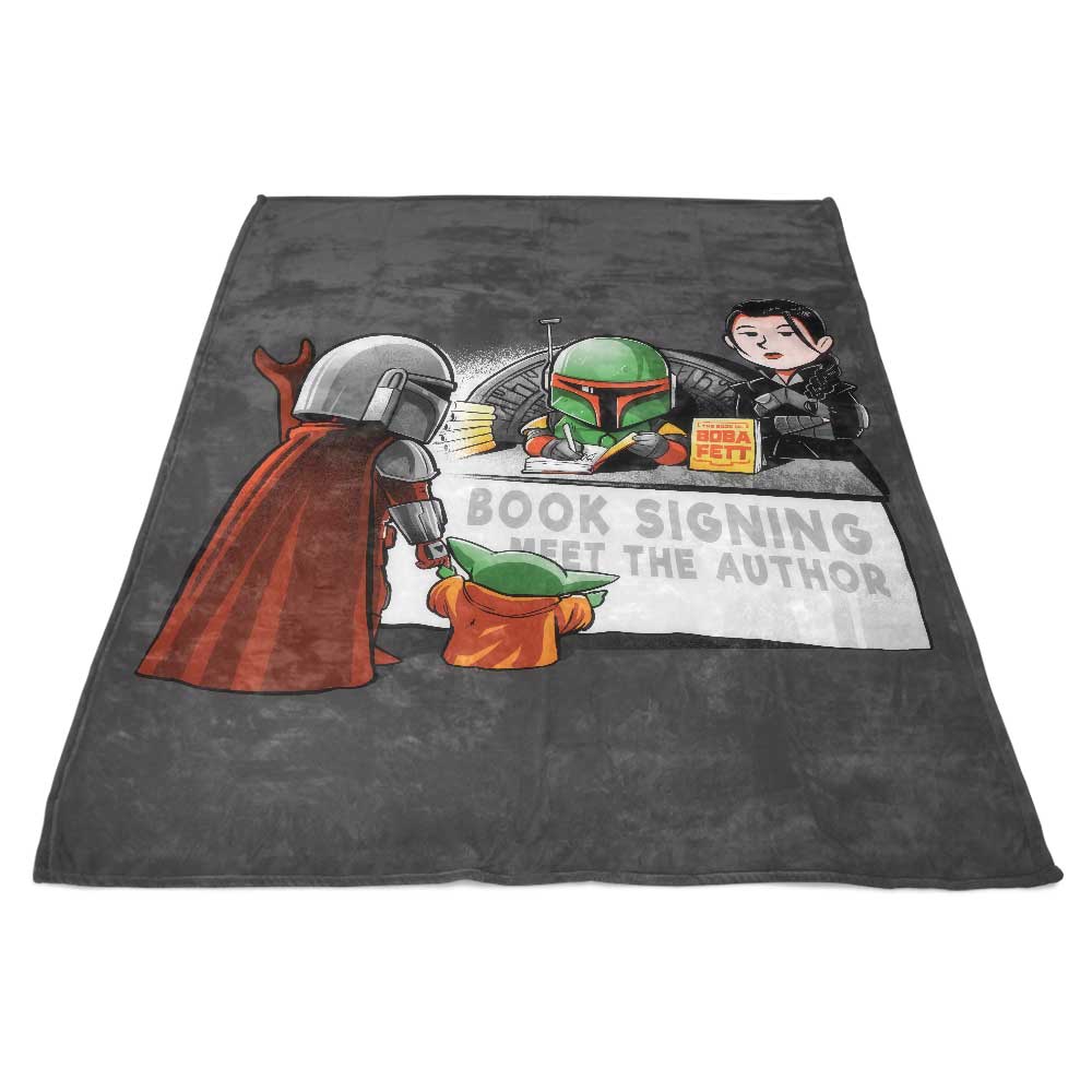 Alemaglia's Super Soft Fleece Blanket - Meet the Author Edition
