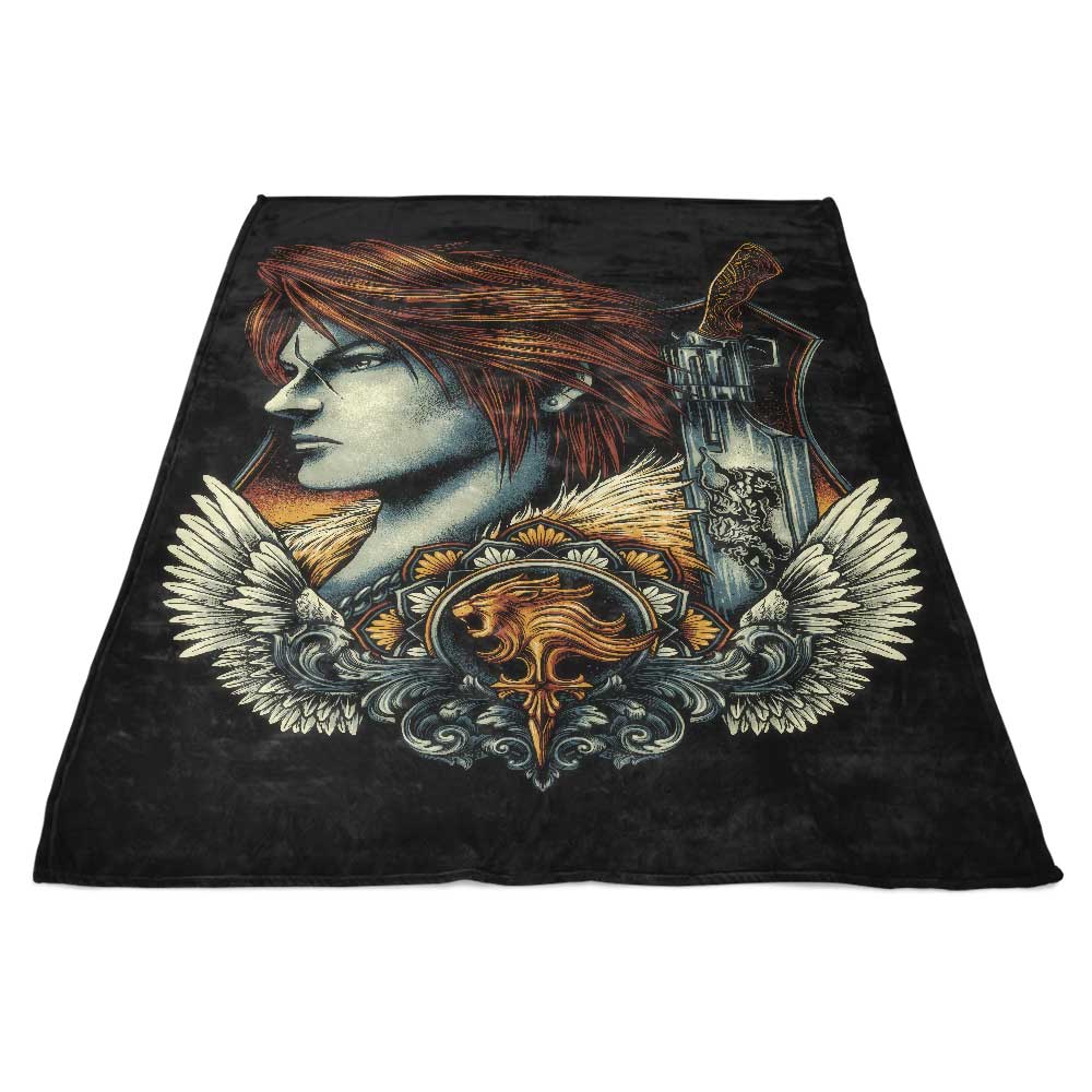 Fleece Blanket - Emblem of the Brave Lion Heart