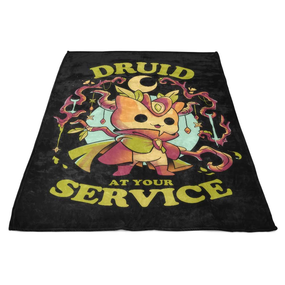 Snouleaf's Druid at Your Service Branded Polyester Fleece Blanket