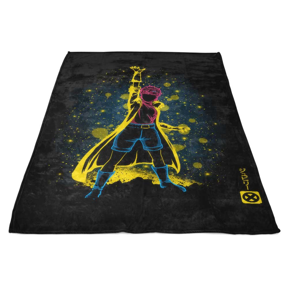 Soulkr's Soft and Plush Fireworks-themed Fleece Blanket
