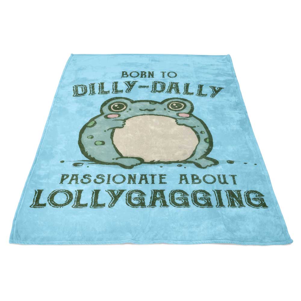 Fleece Blanket - Designed for the Art of Dilly - Dallying
