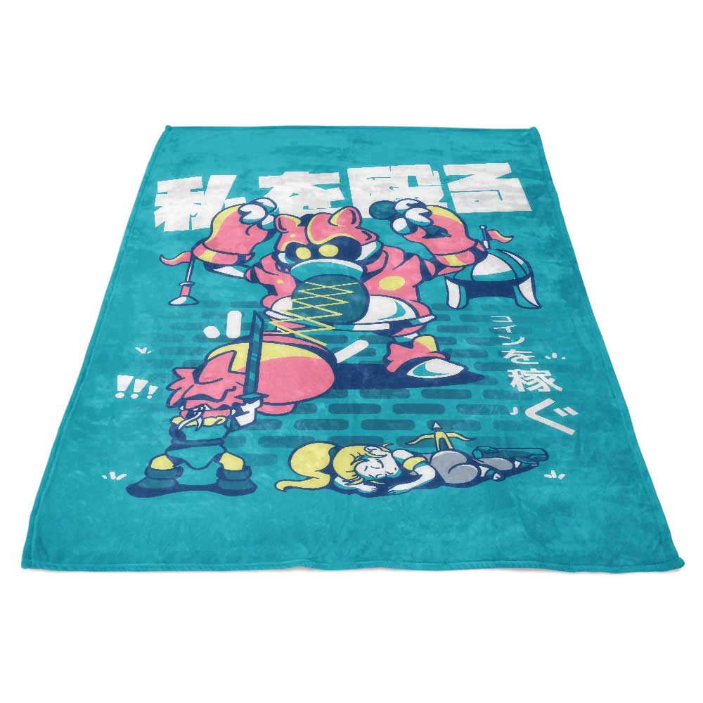 Cozy Sketchdemao's Karaoke Fight Polyester Fleece Blanket