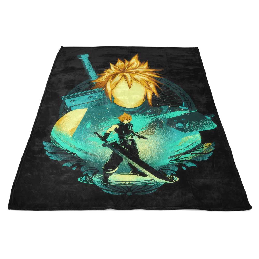Hypertwenty's Midgar Mercenary Fleece Blanket - Soft and Cozy