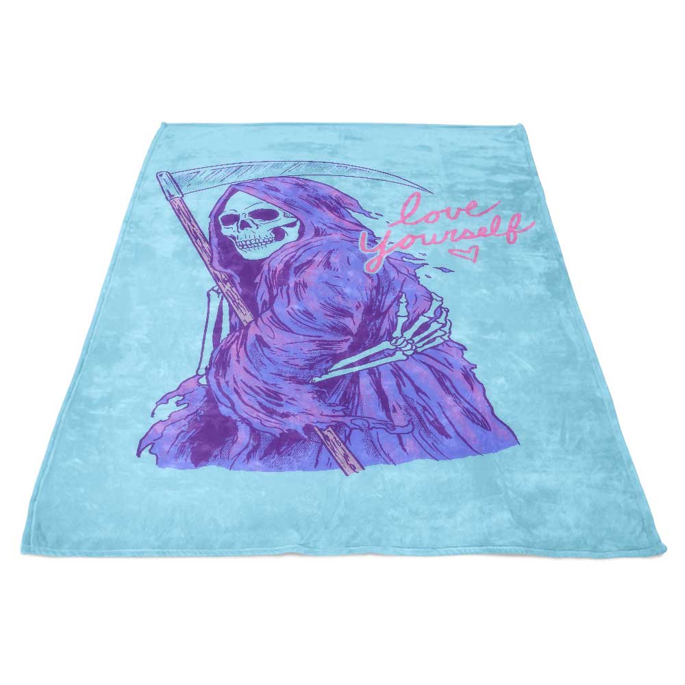 Self-Love Inspiring Fleece Blanket by Hillary White