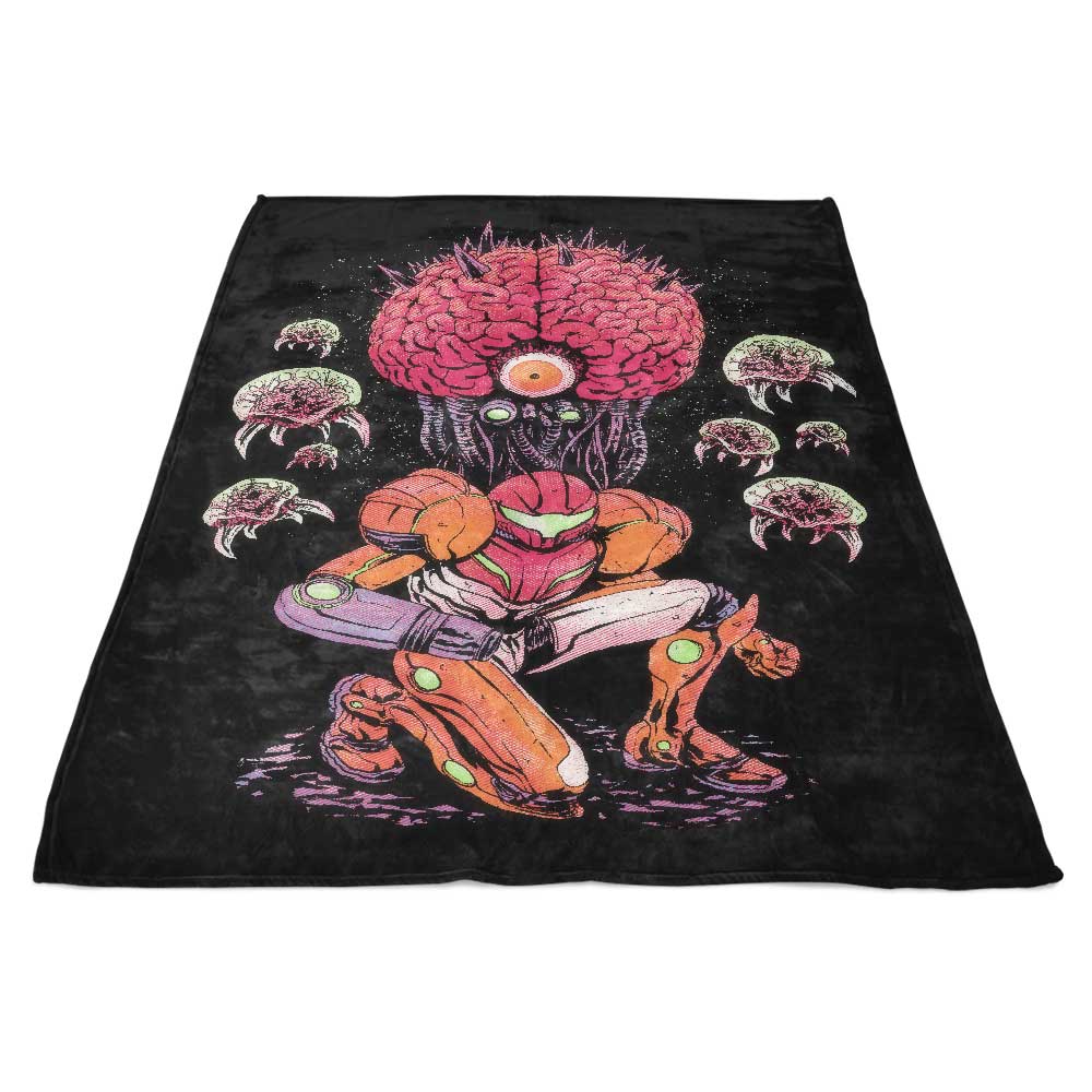 Wetbrain's Super Mother Brain Design Polyester Fleece Blanket