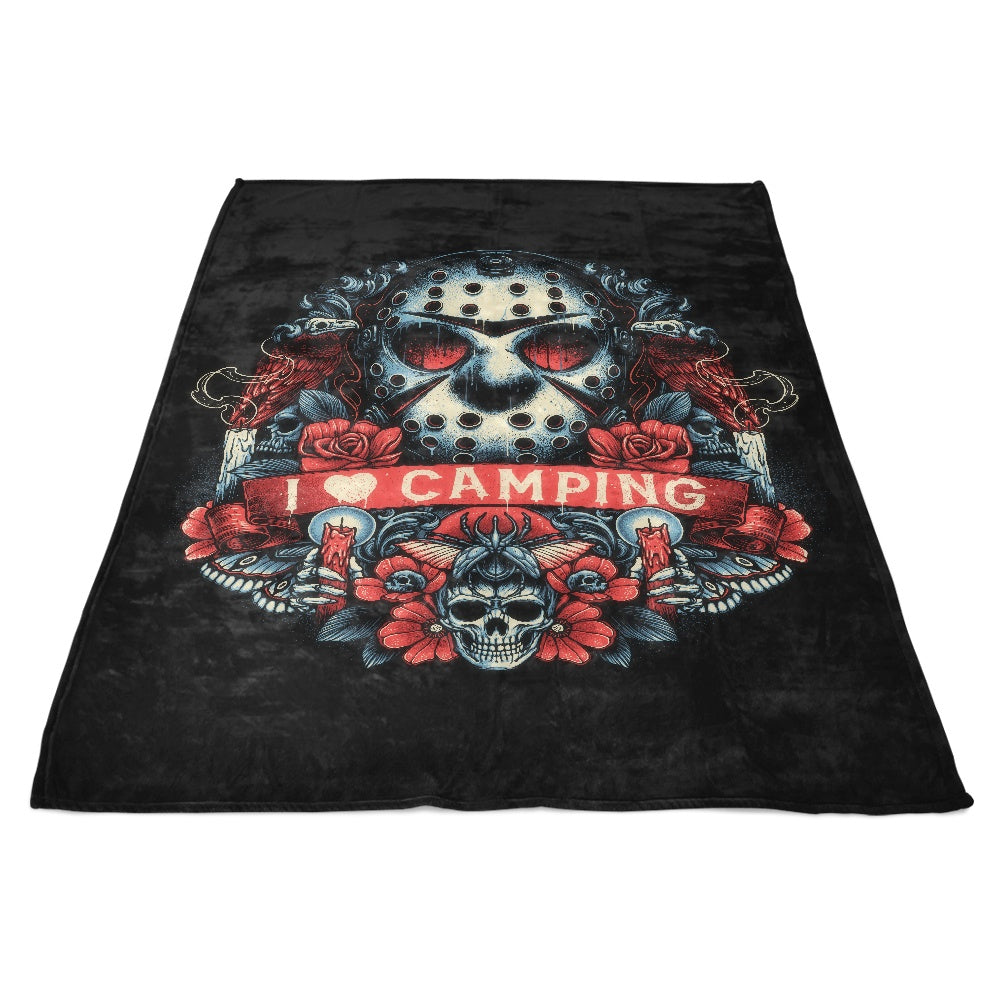 Fleece Blanket - A Symbol Representing the Camper