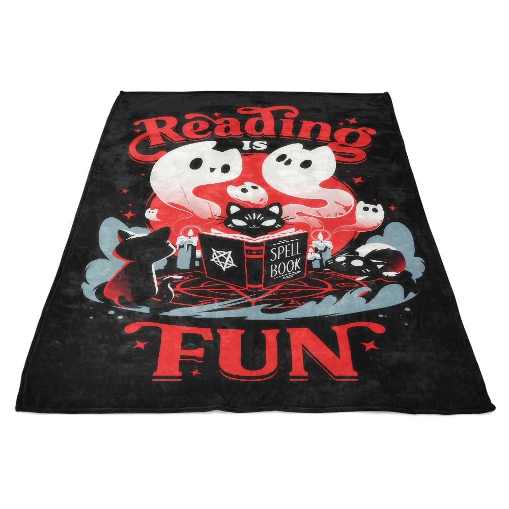 Fun Spell Books - Cozy Fleece Blanket for All