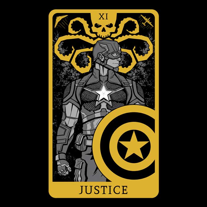 Tarot Justice Themed High - Quality Fleece Blanket