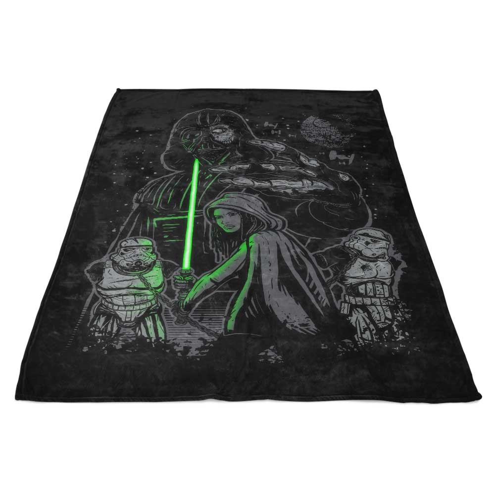 Skywalking Dead-themed Ultra-soft Fleece Blanket for Cosy Comfort
