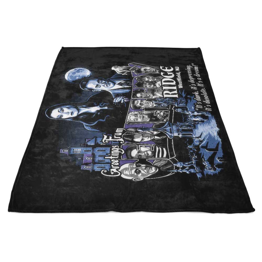 GoodIdeaRyan Cemetery Ridge Fleece Blanket - Soft and Plush Polyester Blanket for Comfort