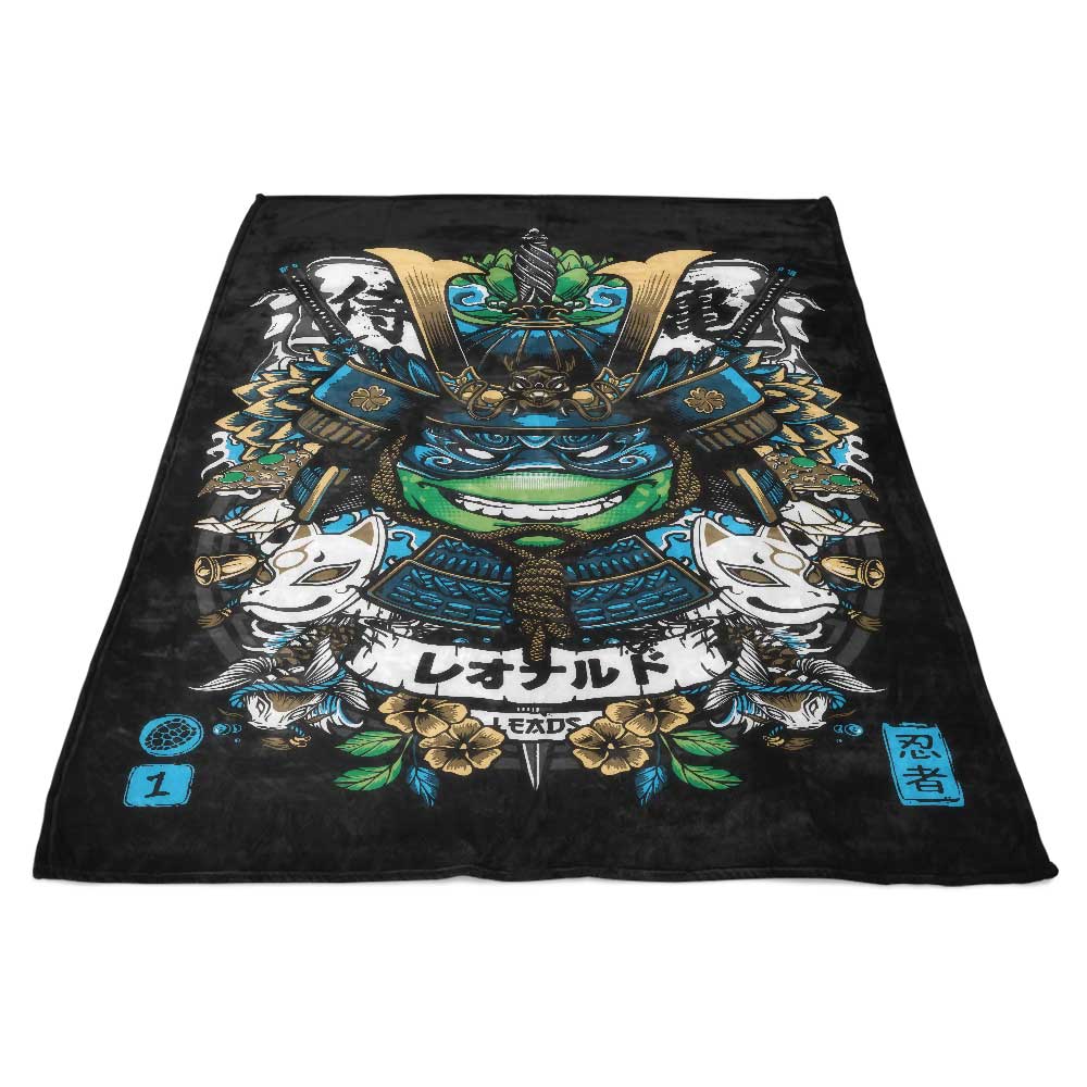 Fleece Blanket Inspired by Samurai Leader