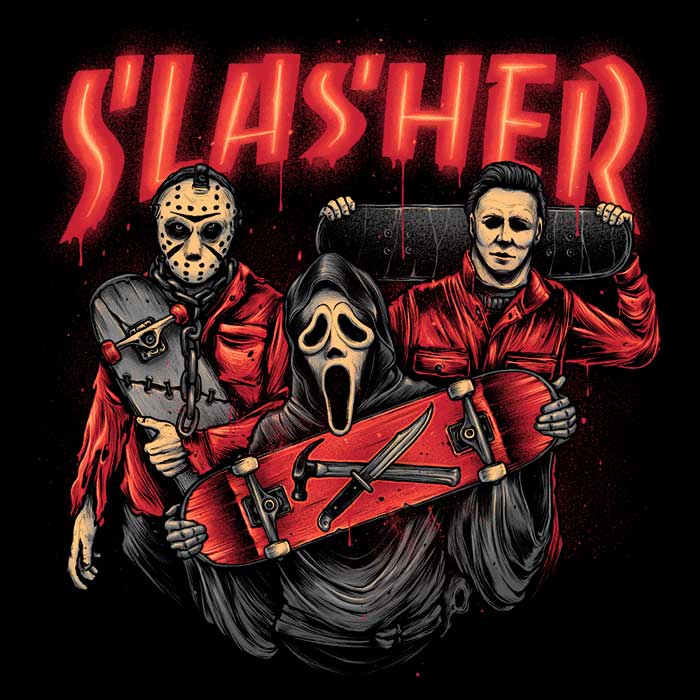 Glitchygorilla's Slasher Club Super Soft Polyester Fleece Blanket