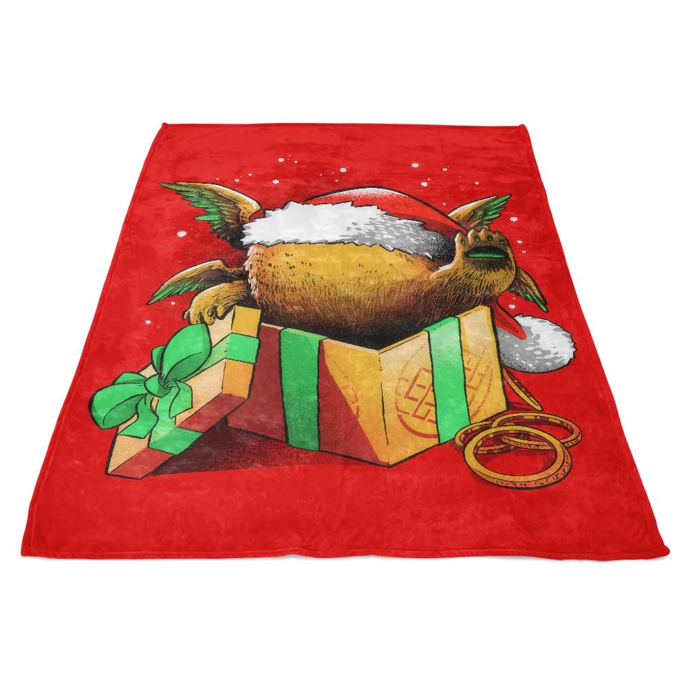 Alemaglia's Christmas Chicken Pig Design Fleece Blanket for Cosy Moments