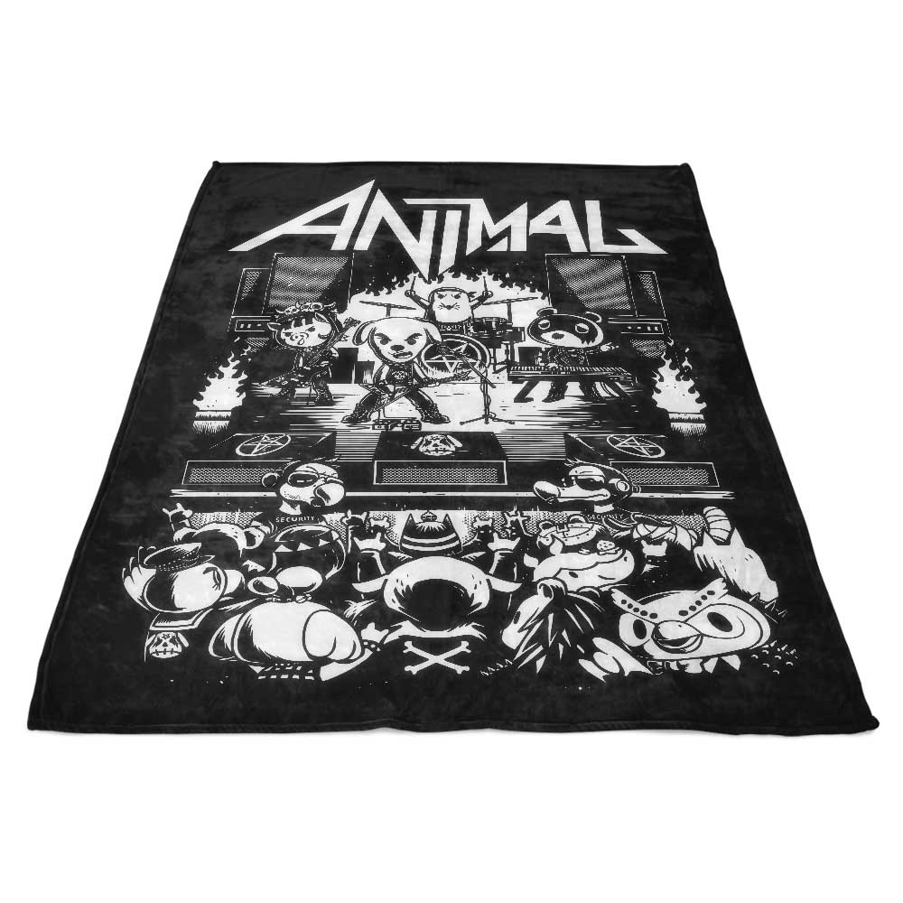 Ultra-Soft Animal-Themed Polyester Fleece Blanket