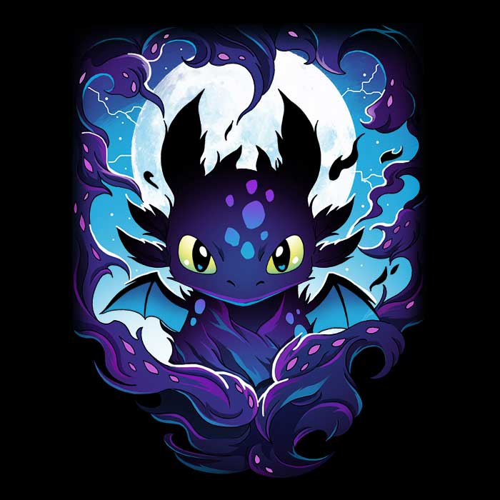 Fleece Blanket Featuring the Enigmatic Darkness Dragon