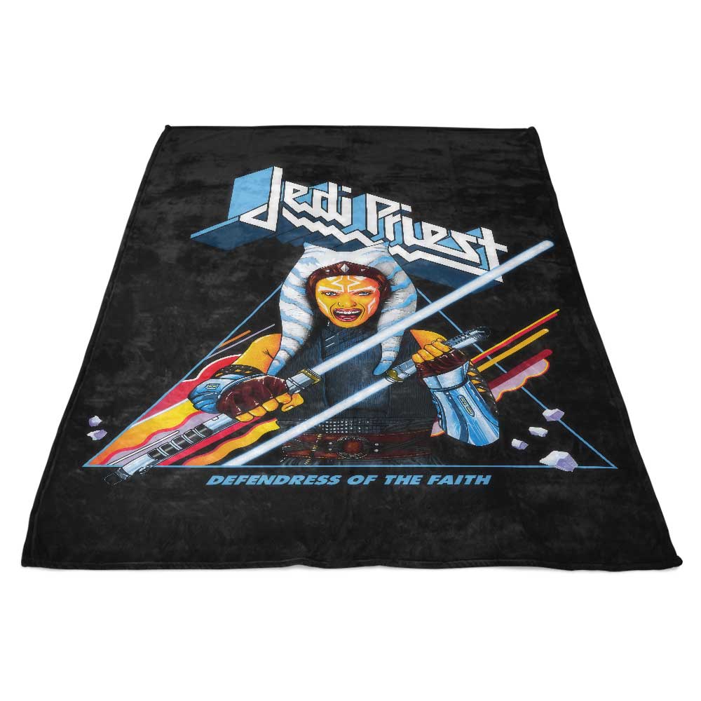 Ultra-Soft Fleece Blanket - Defendress of the Faith Design