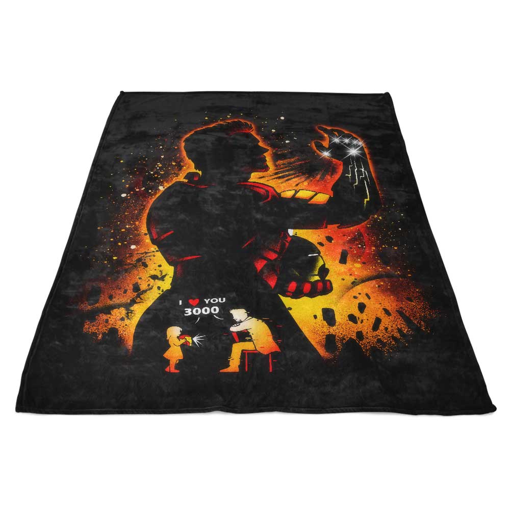 Alemaglia's Cozy Iron Man Fleece Blanket
