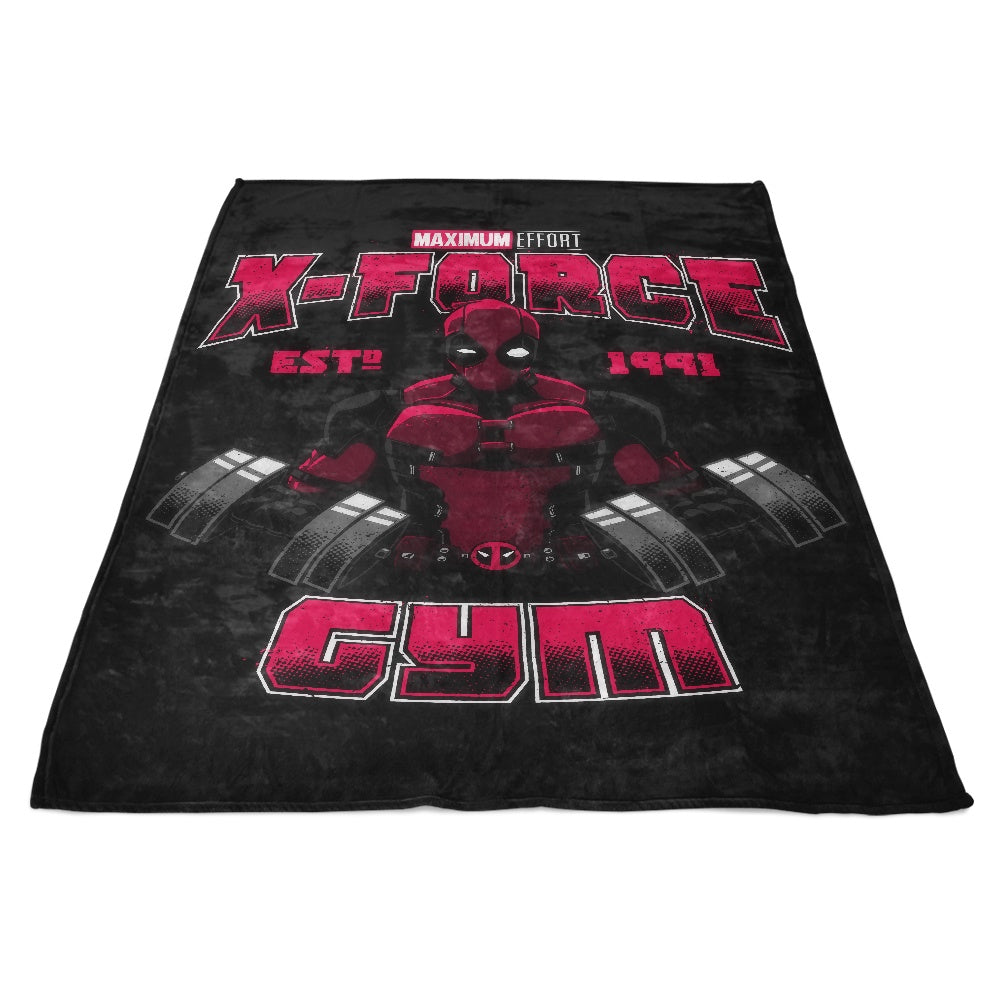 X-Force Gym High - Quality Fleece Blanket for Comfortable Use