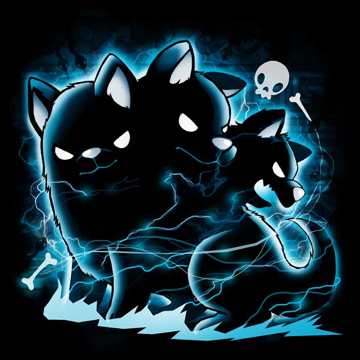 Cerberus-themed Super Soft Polyester Fleece Blanket