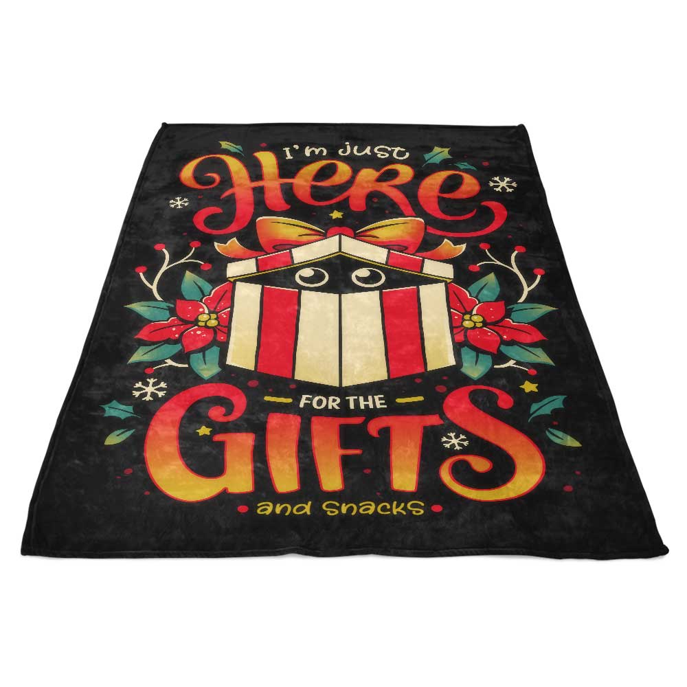 Sneaky Christmas Thief Design Polyester Fleece Blanket