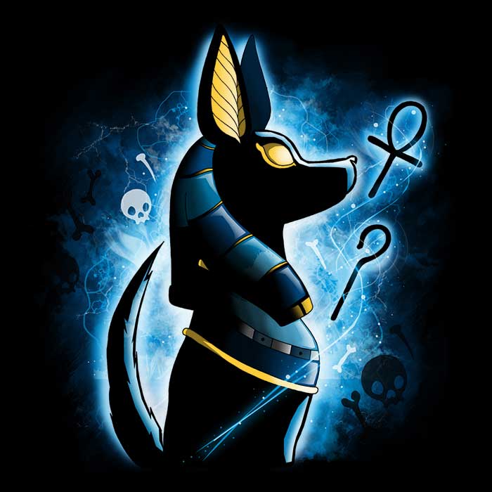 Anubis Themed Warm Fleece Blanket for Comfort