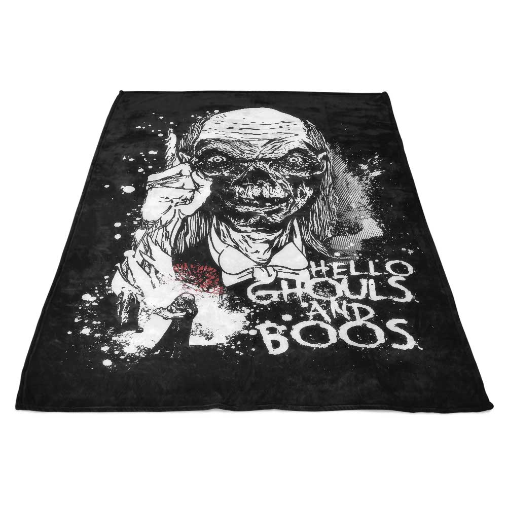 Ultra - Soft Arinesart Ghouls and Boos Fleece Blanket