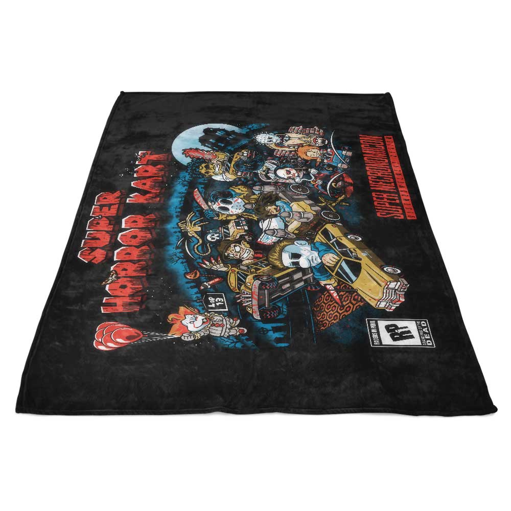 Prime Premium Design's Super Horror Kart Fleece Blanket - Soft and Cozy