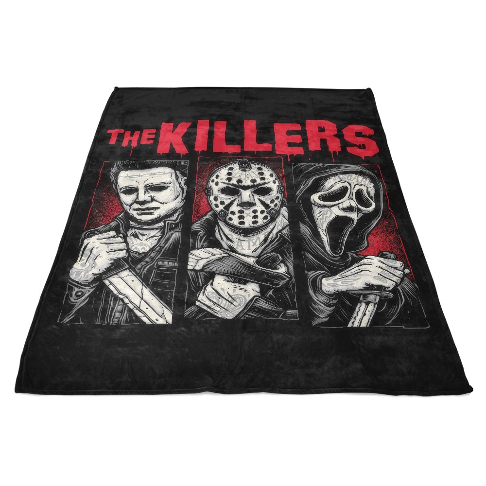 Tattooed Killers Themed Fleece Blanket for Comfort and Style