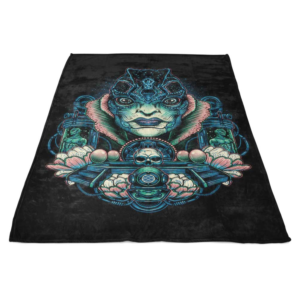 The Kind Amphibian Design - Cozy Polyester Fleece Blanket for Comfort