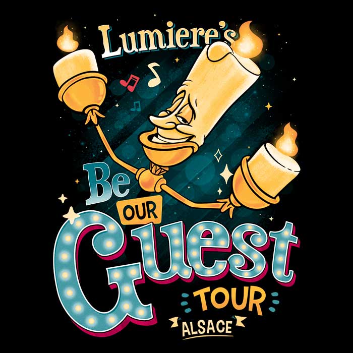 Ultra-Soft 'Be Our Guest Tour' Fleece Blanket by Teesgeex