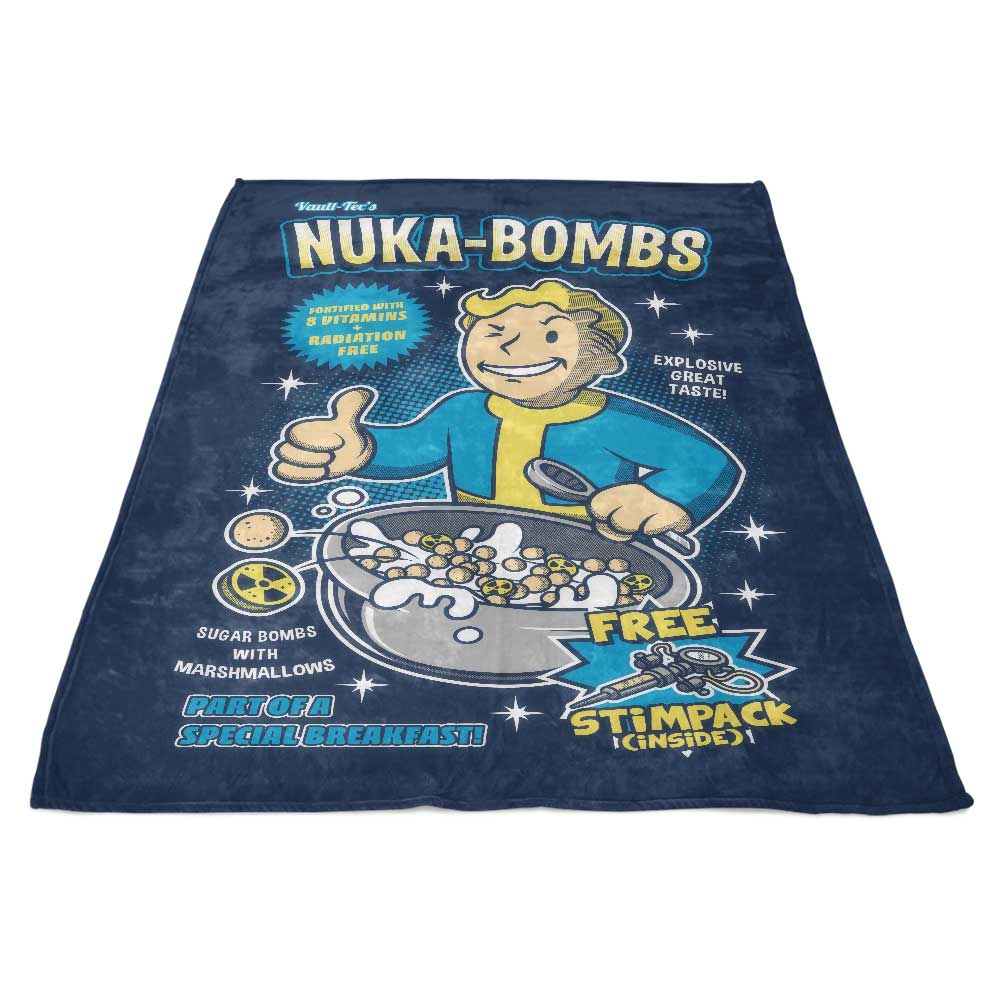 Fleece Blanket Inspired by Nuka Bombs from Olipop