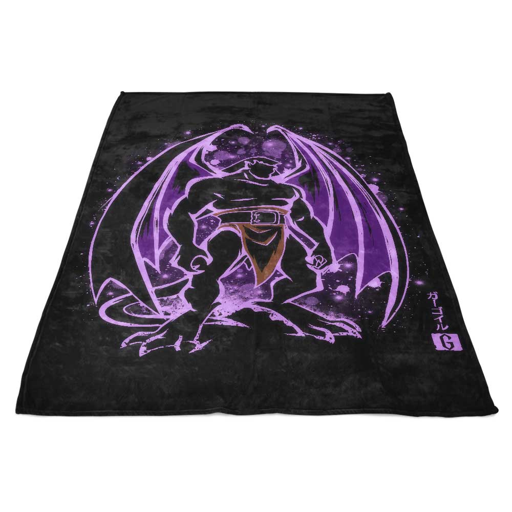 The Enchanting Gargoyle - Cozy Fleece Blanket for Ultimate Comfort
