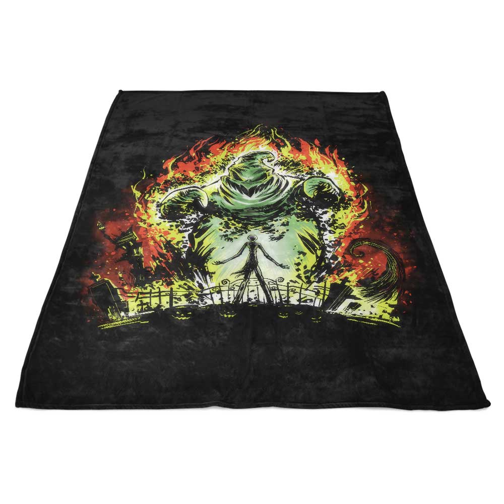 Oogie Balrog Fleece Throw Blanket for Comfort and Warmth