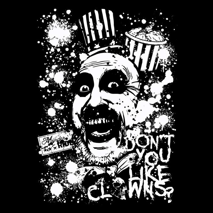 Arinesart's Fleece Blanket with 'Don't You Like Clowns' Design