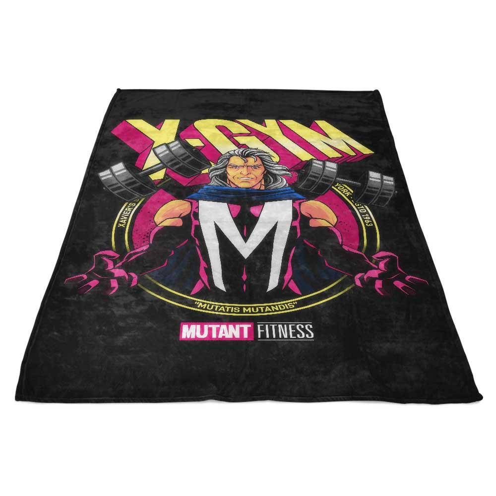 High - Quality Magnetic X - Gym Fleece Blanket for Comfort