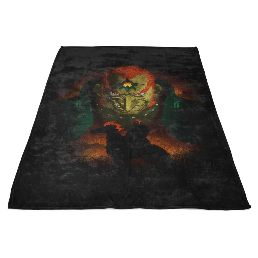 The Sinister Evil Master - Cozy Fleece Blanket