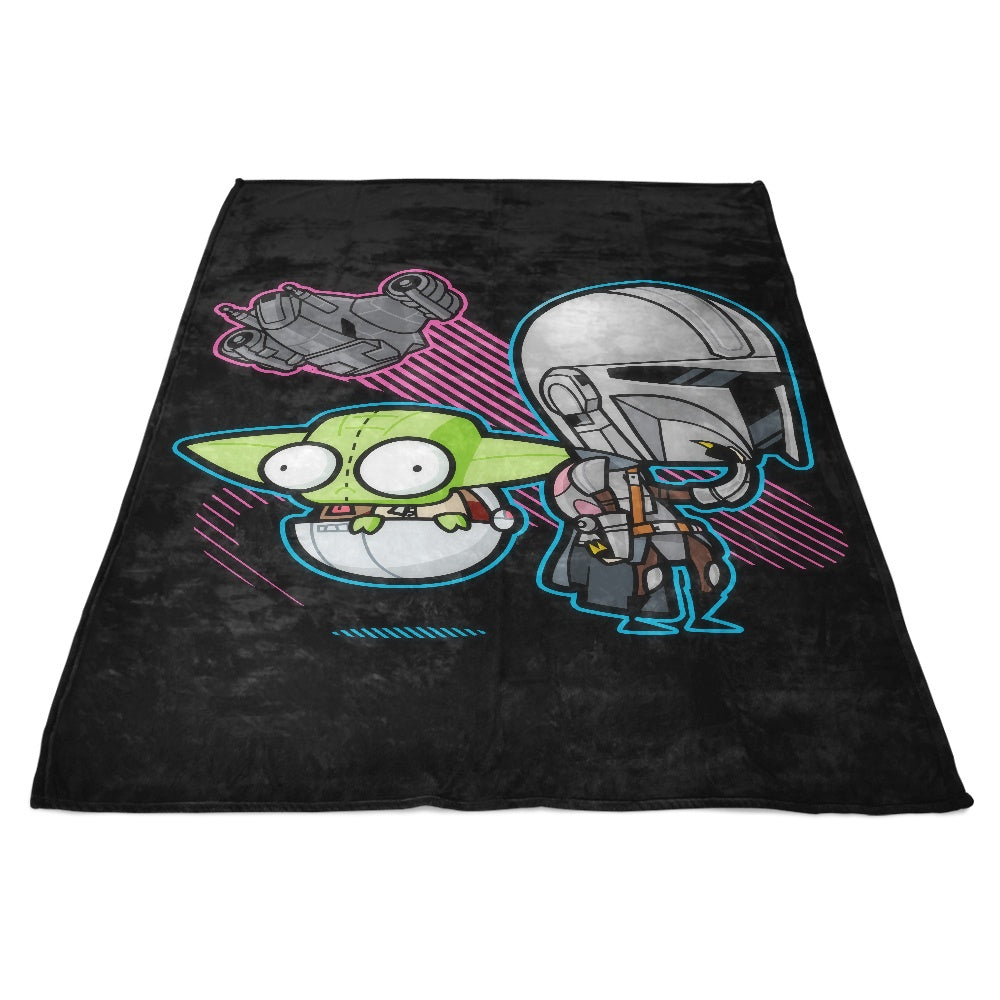 Zim Djarin Themed Cozy Fleece Blanket for Comfort