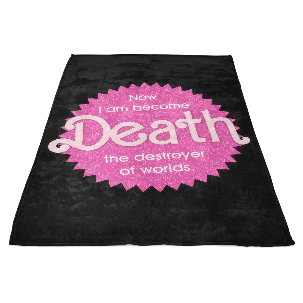 Cosmic World Destroyer Themed Ultra - Soft Fleece Blanket