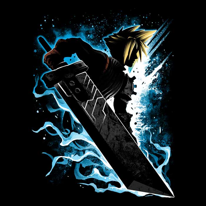 Ex-Soldier and Buster Sword Design Fleece Blanket for Comfort and Decoration