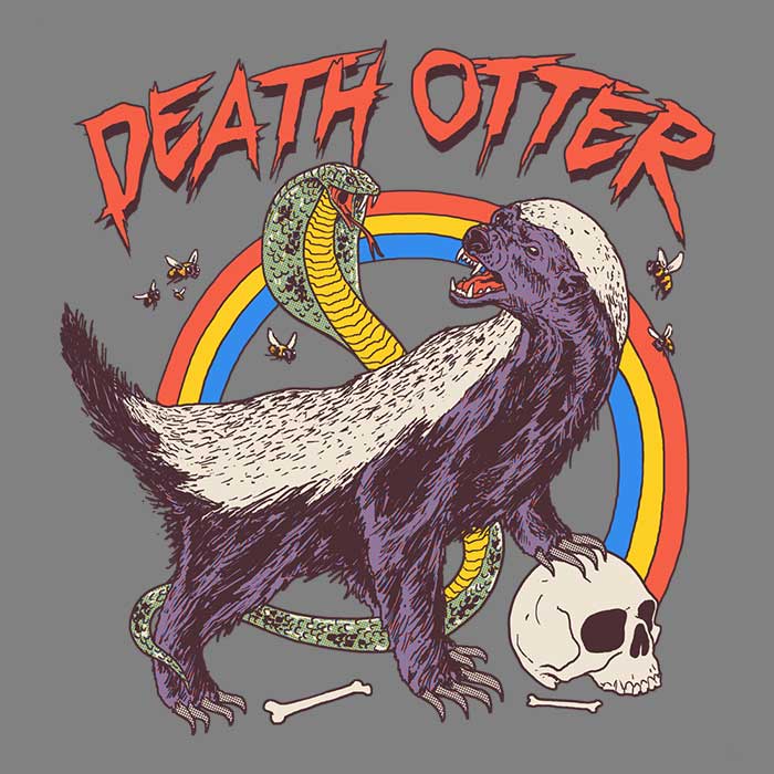 Ultra-Soft Hillary White's Death Otter Fleece Blanket