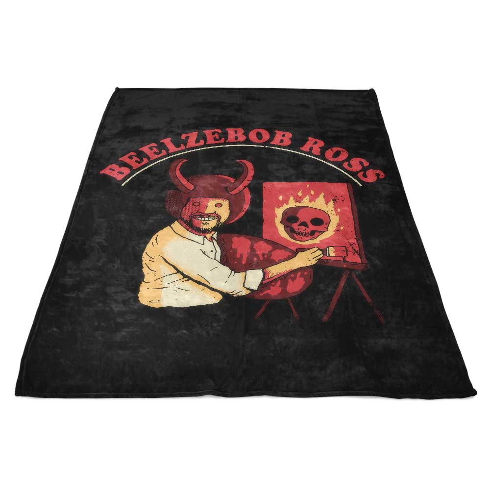 Beelzebob Ross Themed Ultra - Soft Fleece Blanket by DinoMike