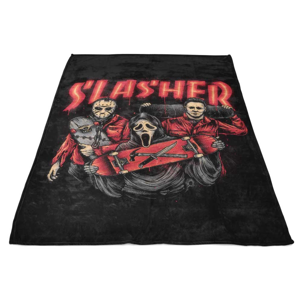 Glitchygorilla's Slasher Club Super Soft Polyester Fleece Blanket