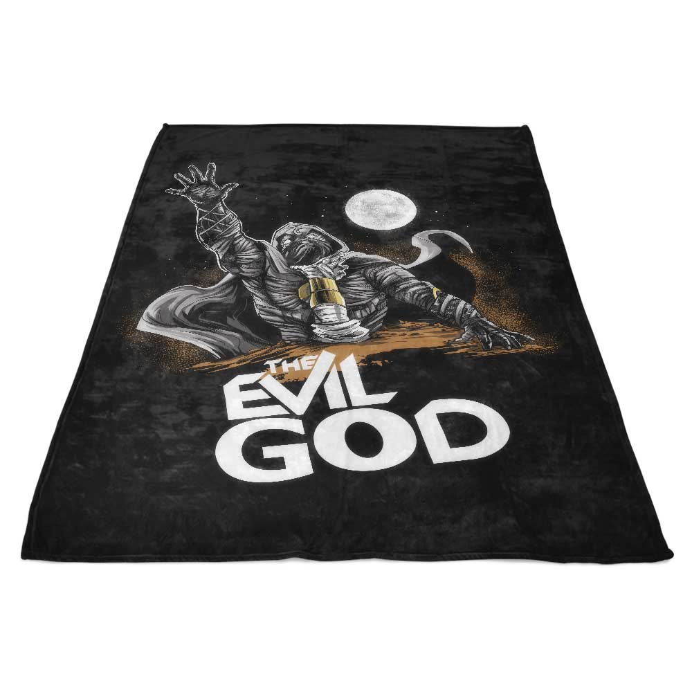 Ultra-Soft Evil God Themed Fleece Blanket from Zascanauta