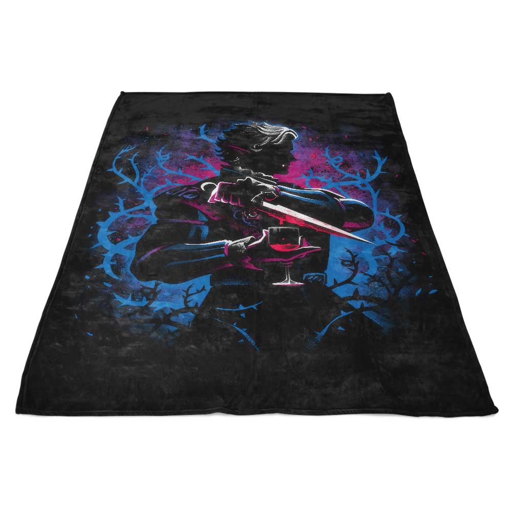 Cozy High Elf Vampire Fleece Blanket for Comfort